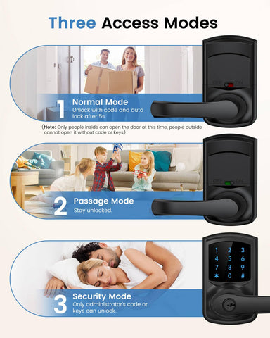 Hidalife One-Touch passage mode toggle enables quick access.