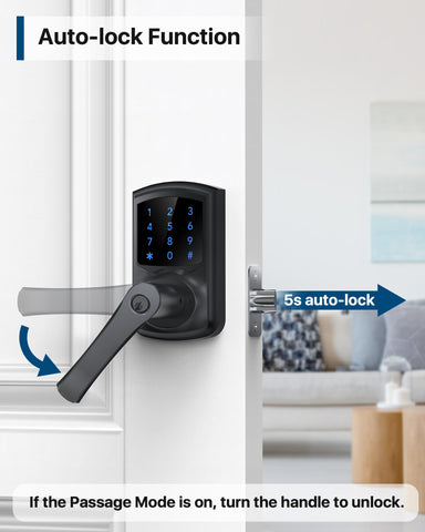 Rental property HIDALIFE lock lets you change codes between guests quickly.