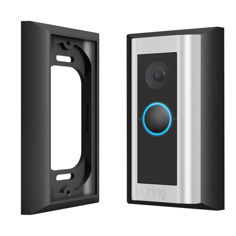 Hidden River Lab Ring Pro wall plate mount front view for flush installation