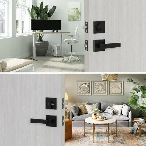 HIDALIFE durable lock set assembly for long-lasting residential or light commercial use