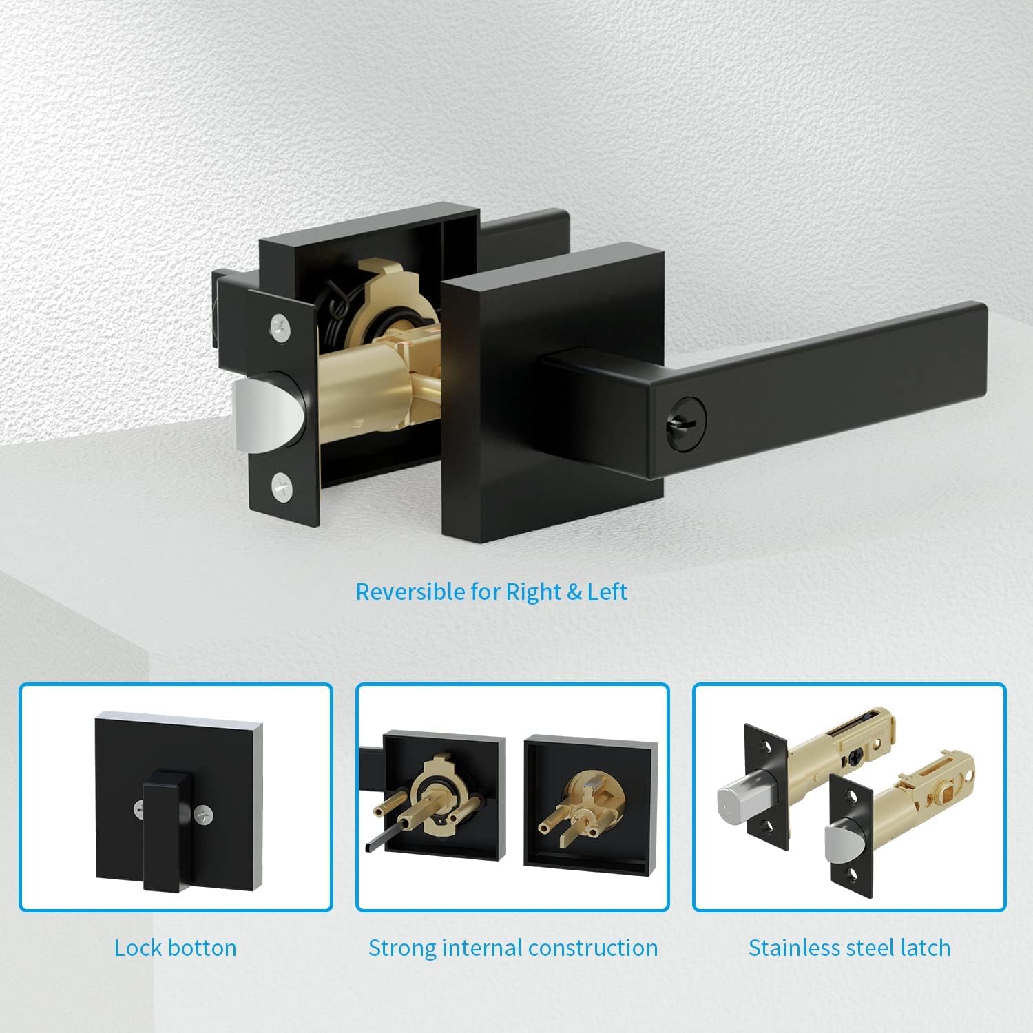 HIDALIFE reversible handle for left or right doors offers versatile installation