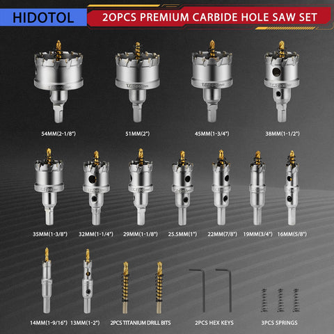 HIDOTOL aluminium case keeps tools organized and portable.
