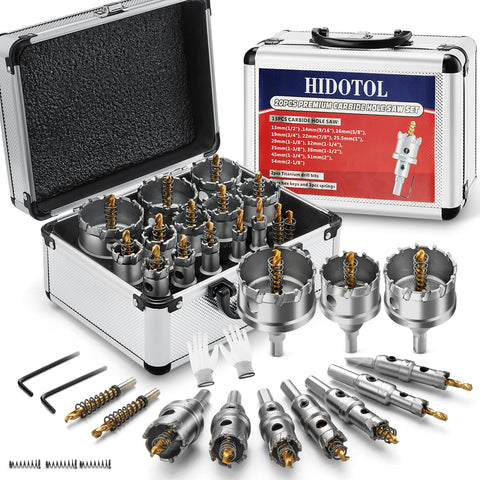 HIDOTOL hole saw kit outer blade—smooth cuts with minimal chipping.