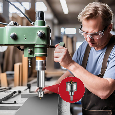 HIDOTOL titanium pilot enables precise starts for clean holes.