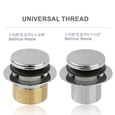HIDROP conversion kit with adapter simplifies tub drain compatibility