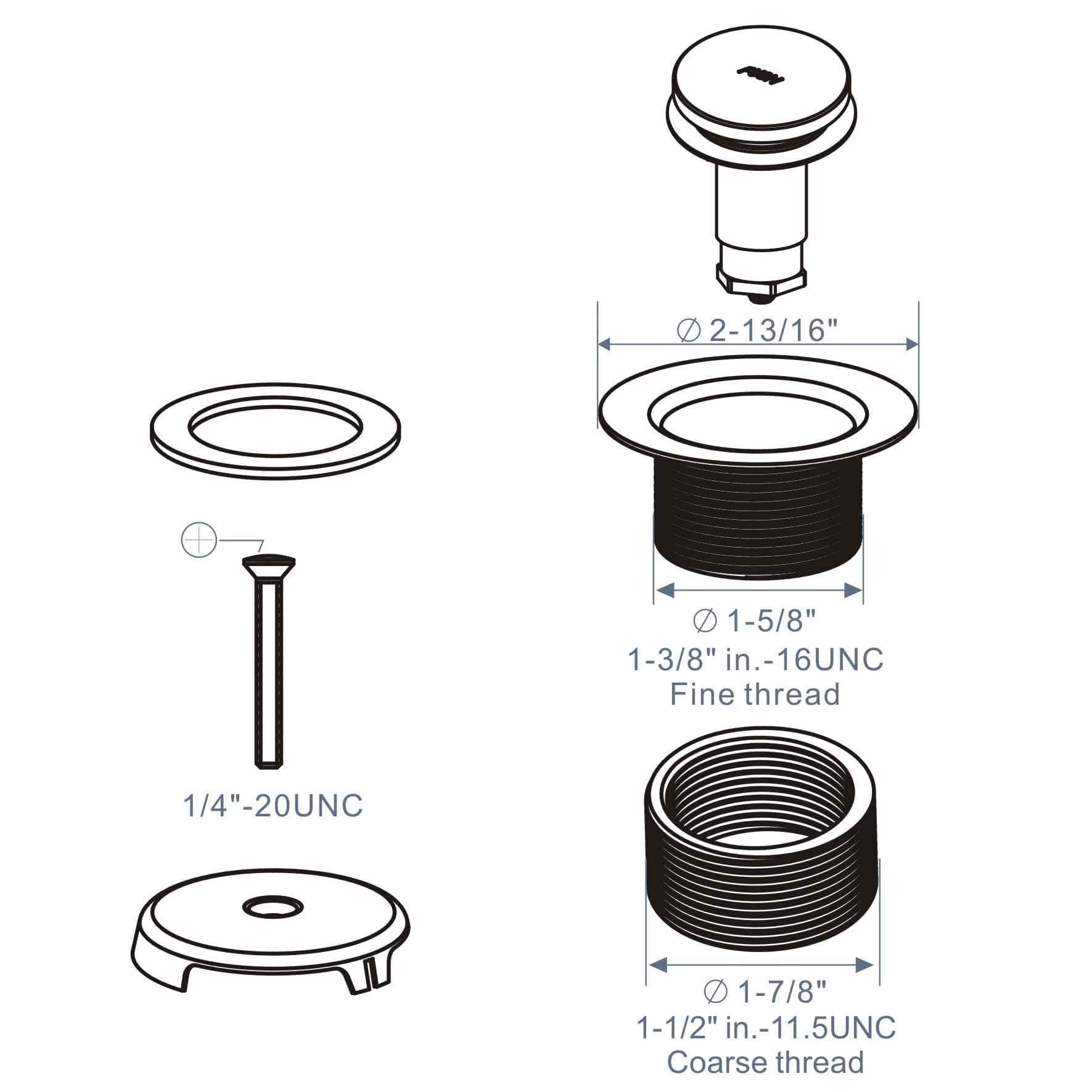 HIDROP durable brass and stainless steel construction resists rust