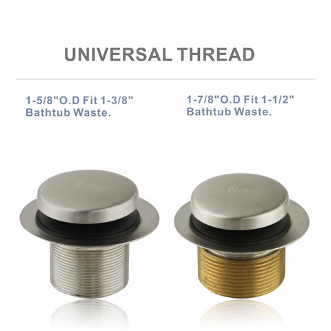 HIDROP universal thread adapter compatible with 1-3/8 and 1-1/2 inch drains