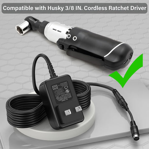 HIENADTOR Husky charger cable 6ft for flexible reach during projects