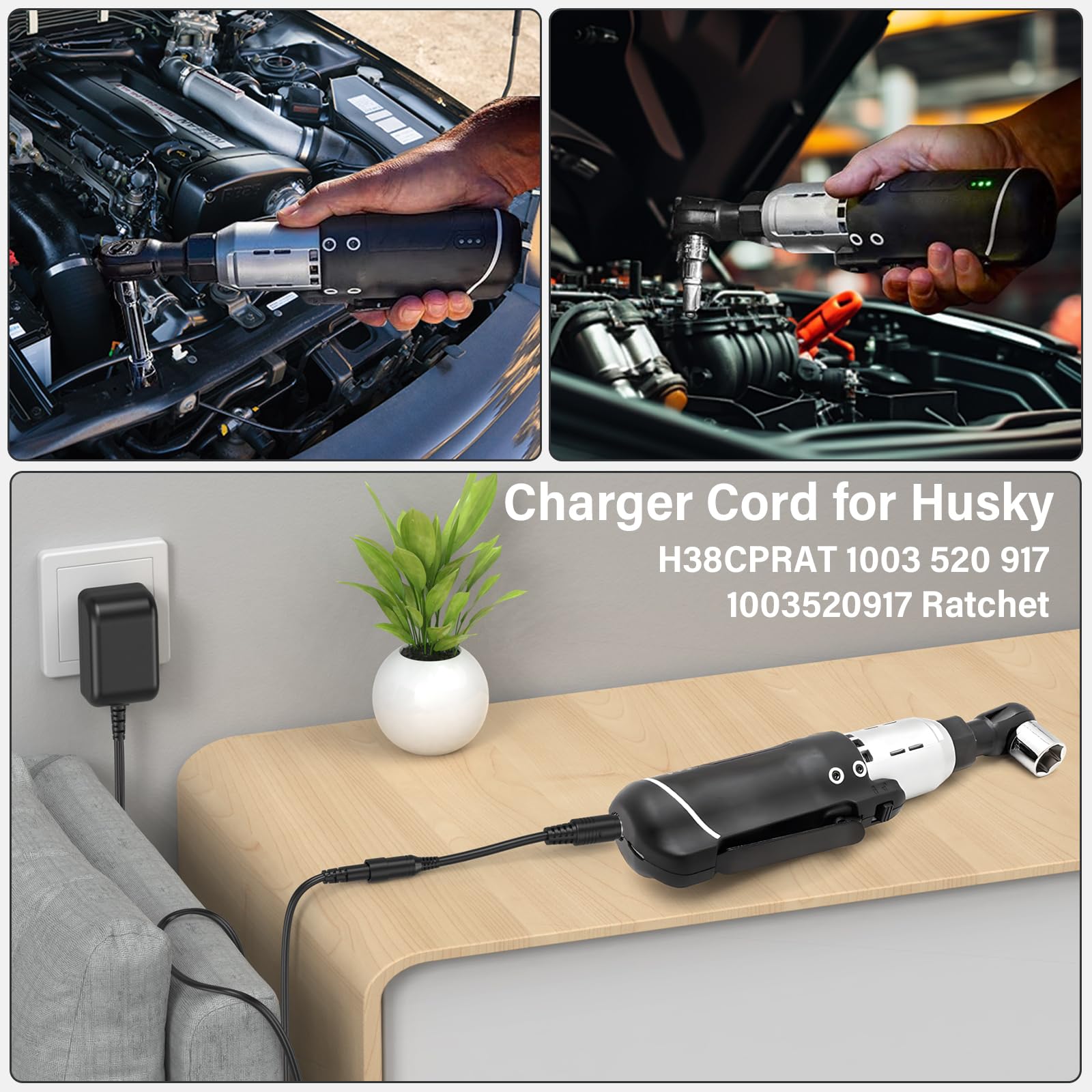 HIENADTOR long cable design reaches sockets without stretch