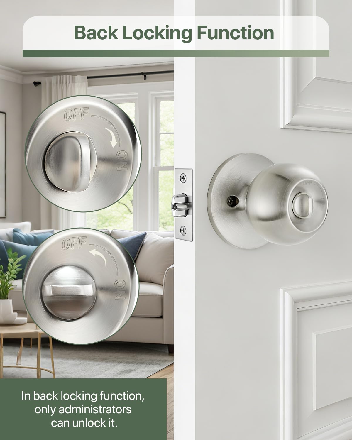 Hiencetec auto-lock feature activates after entry for enhanced security.