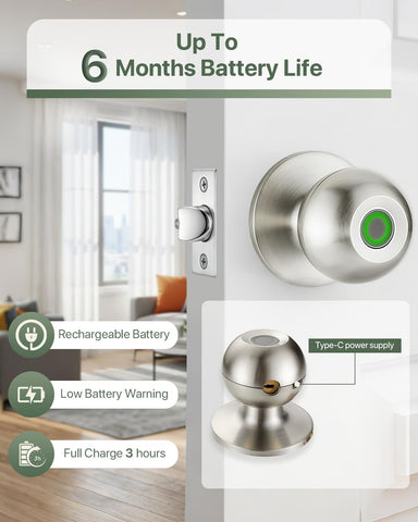 Hiencetec rechargeable battery and battery indicator for long-lasting power.