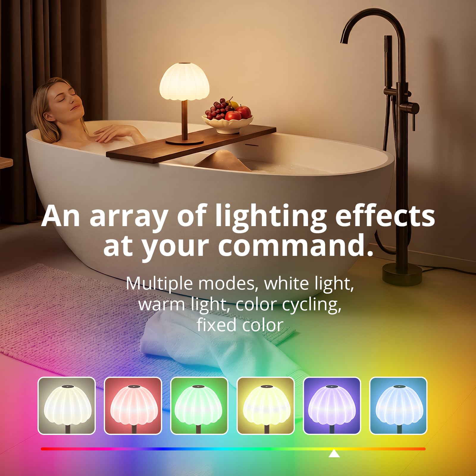 Hifree lamp suits indoors and outdoors for versatile mood lighting.