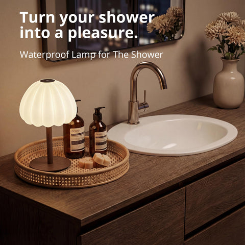 Hifree shower lamp RGB color cycle offers customizable mood lighting.
