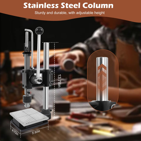 Hightall PP plate protects work surface during leather punching