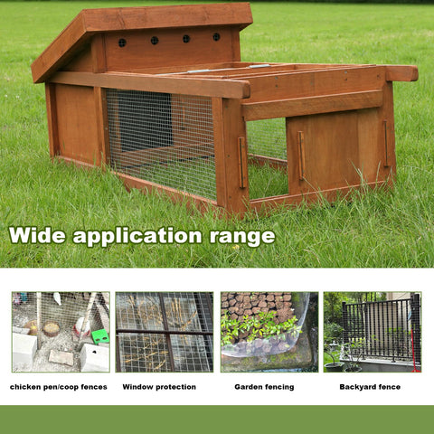 HIHADUUM raised garden bed protection with sturdy wire mesh edges