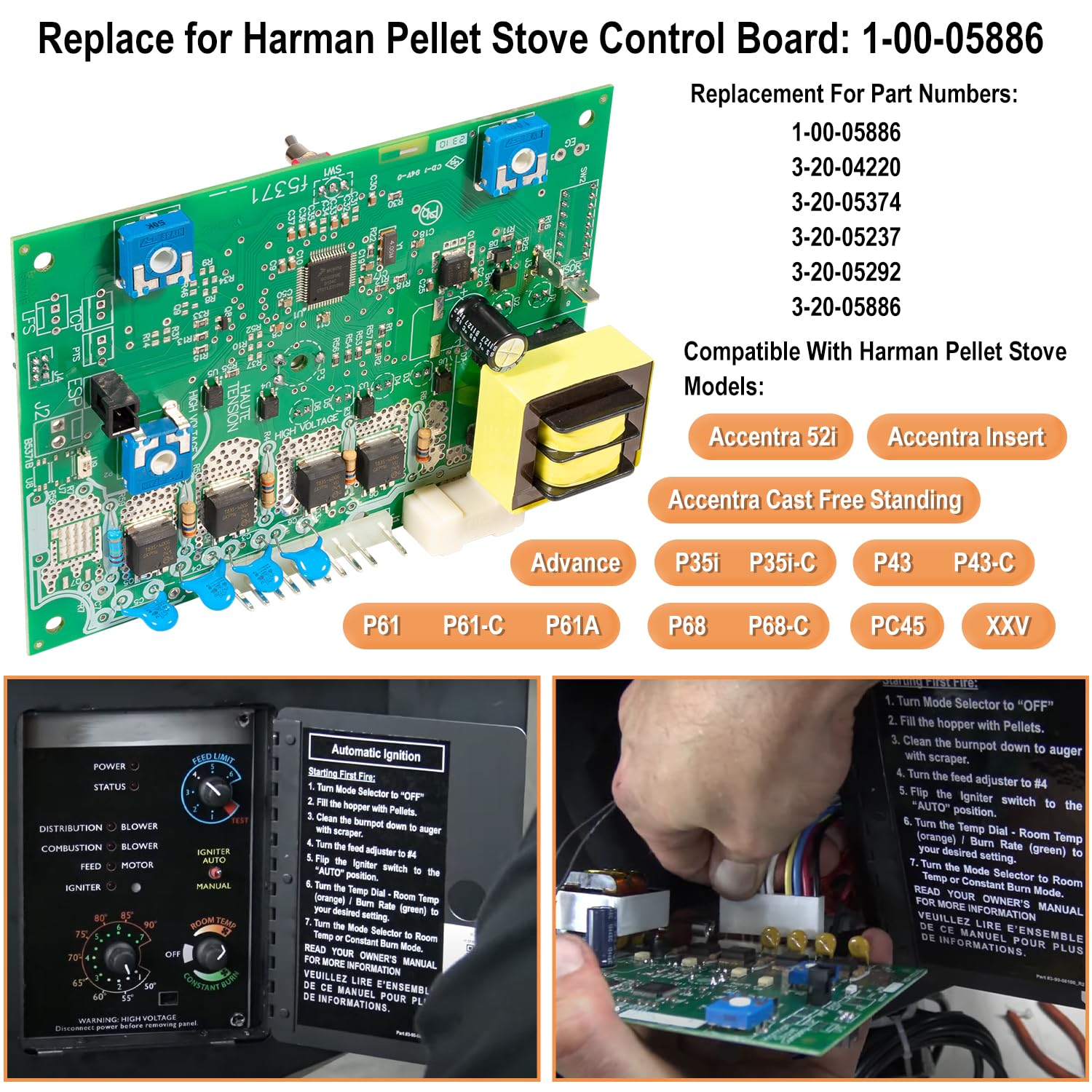 Hihitomorrow 1-00-05886 back panel view for quick install