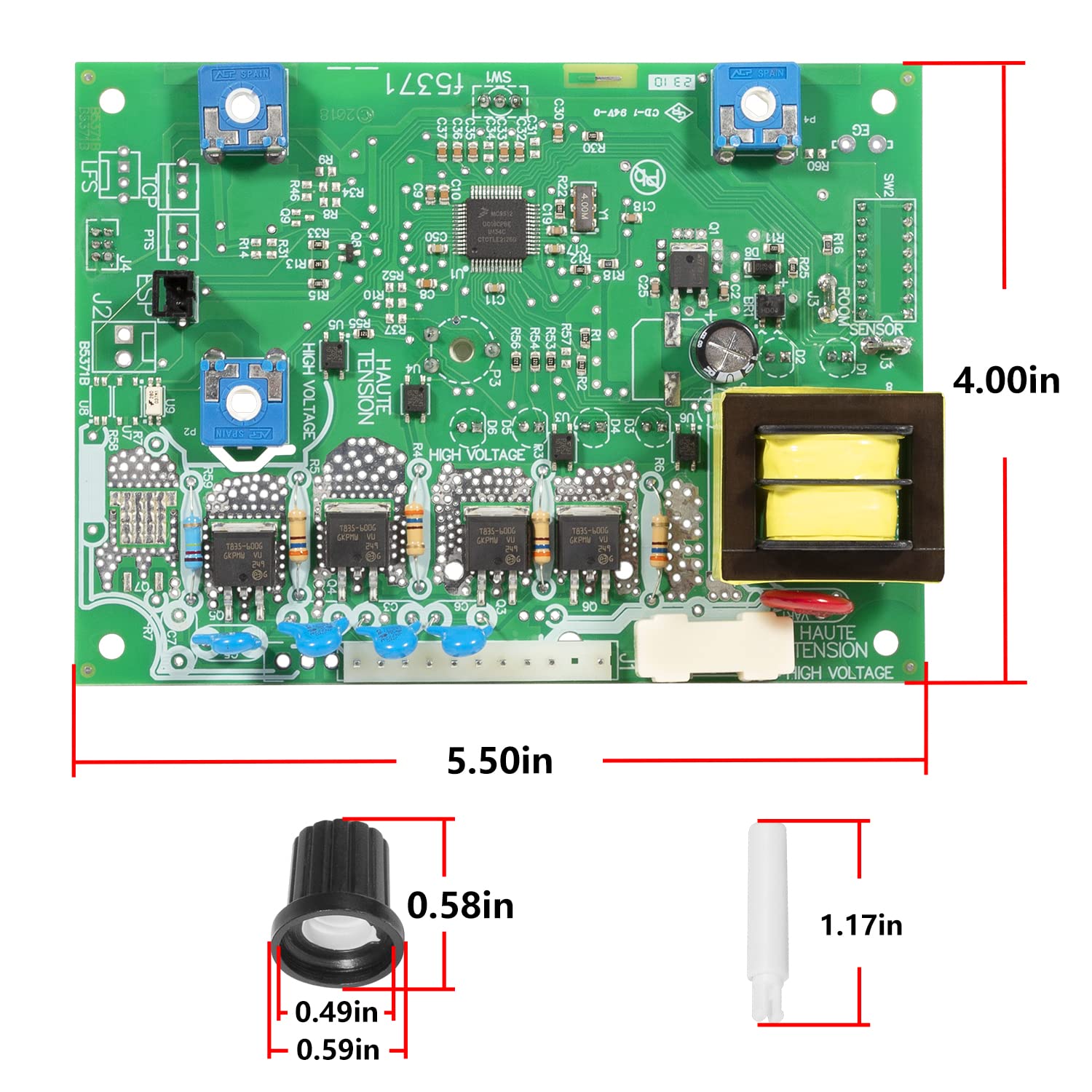 Hihitomorrow high-temperature PCB close-up emphasizes durability