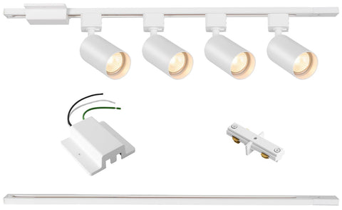 Hiiglxii track lighting heads adjustable for flexible, precise spot lighting