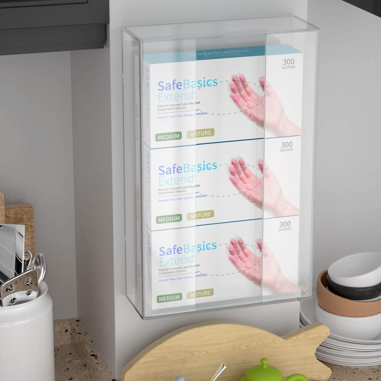HIIMIEI clear acrylic material emphasizes visibility of supplies