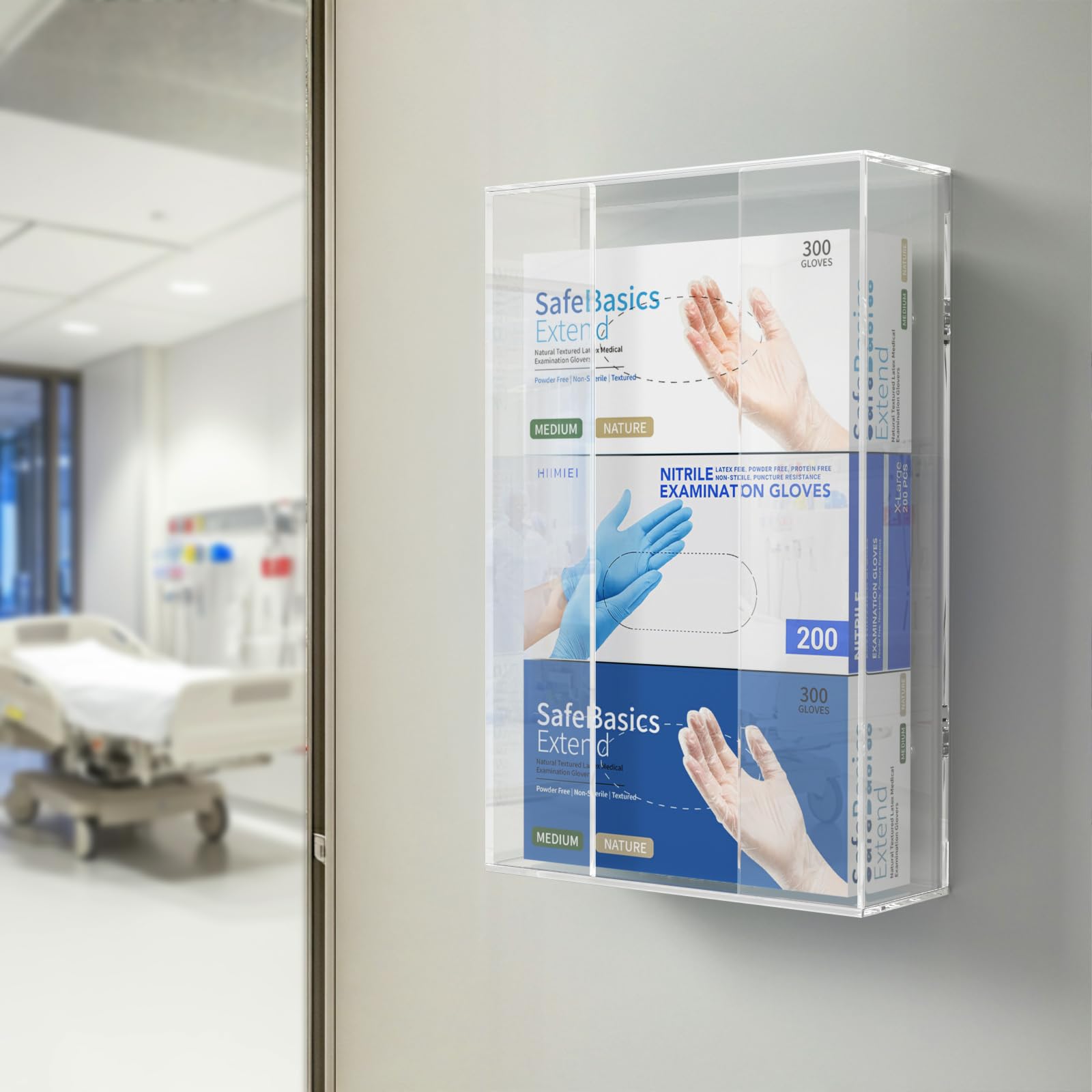 HIIMIEI glove dispenser on counter use for quick access