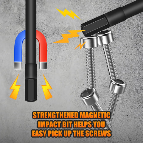 Hiinny magnetic tips secure screws for easy handling