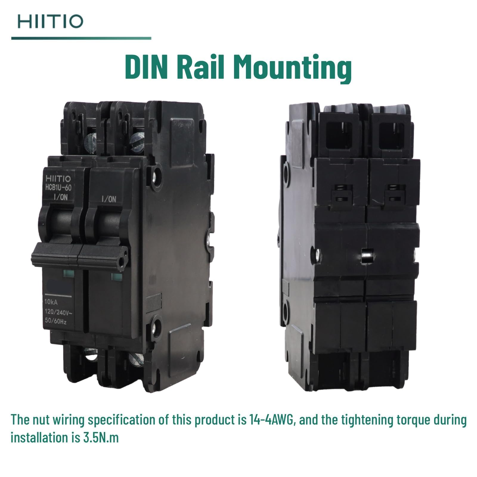 HIITIO 60A status indicator with red-green visual check