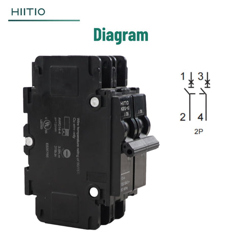 HIITIO 60A 120/240V rating suitable for varied equipment