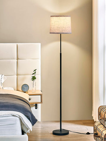 Hikczc floor lamp with foot switch and 3-color temperature control for mood lighting
