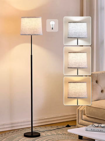 Hikczc 60inch lamp with oatmeal shade brightens living spaces