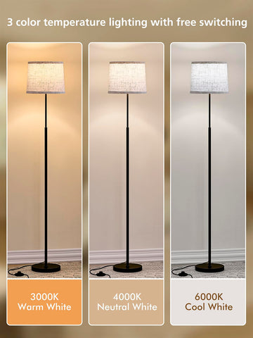 Hikczc black-base lamp with A19 bulb offers versatile lighting