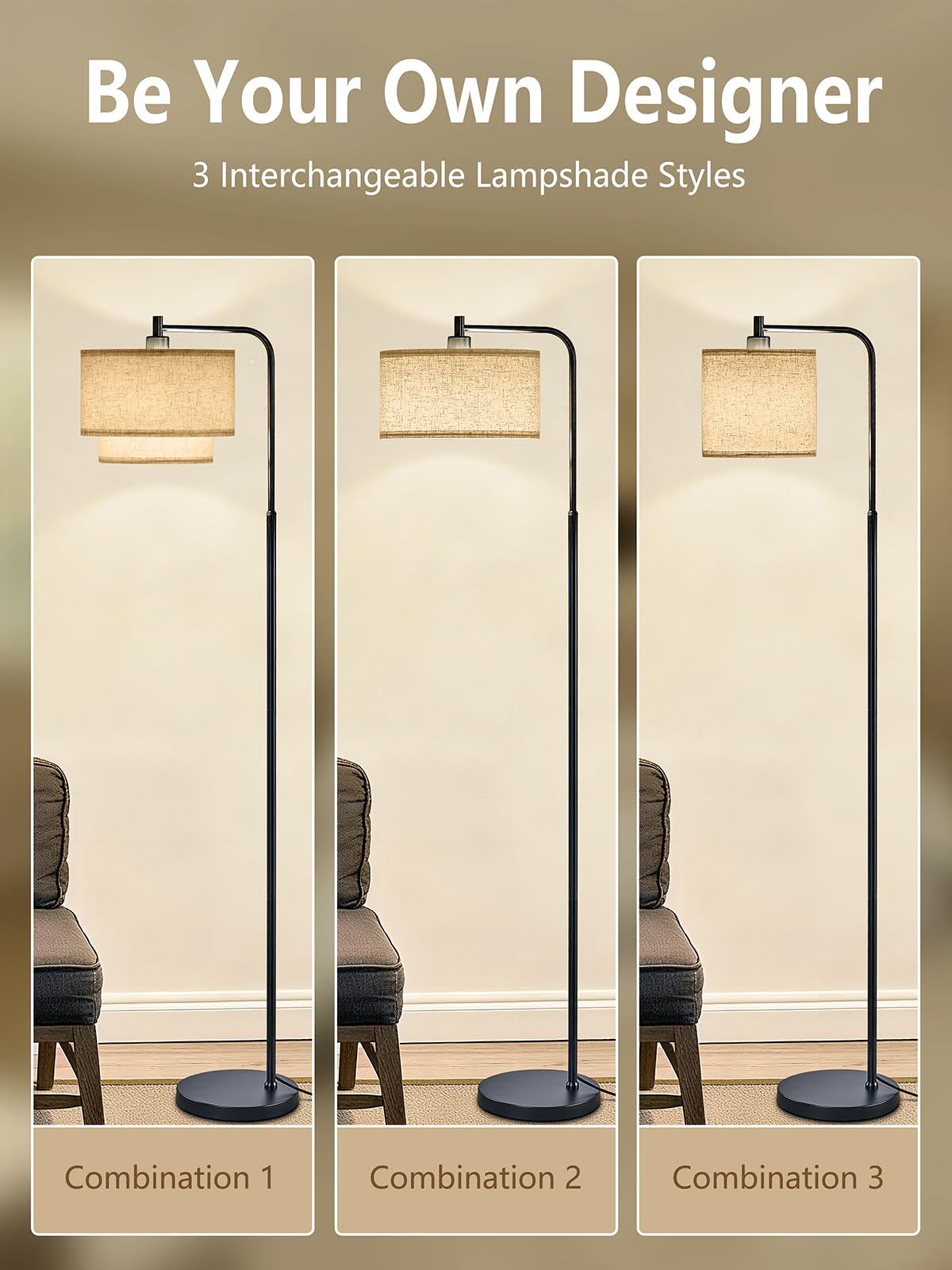 Hikczc small linen shade offers versatile styling for different room moods.