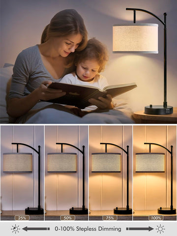 Hikczc table lamp E26 base close-up showing compatibility with common LEDs