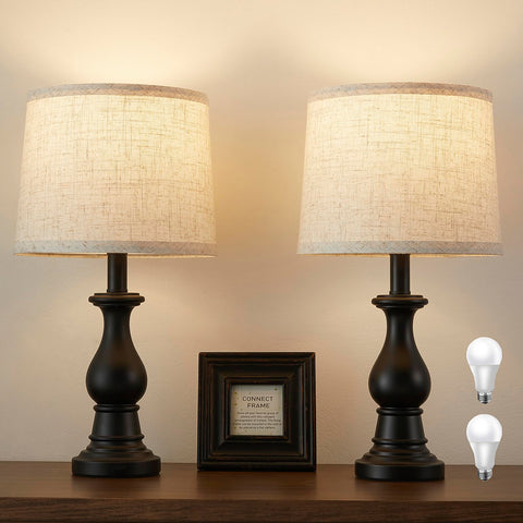 Hikczc vintage table lamp stand detail enhances rustic living room style