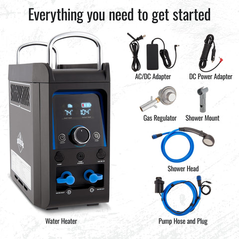 Hike Crew compact design with attachments for easy travel