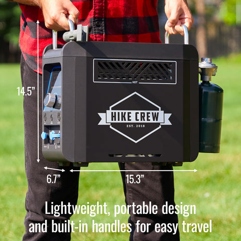 Hike Crew shower head attachment compatible with portable shower tents