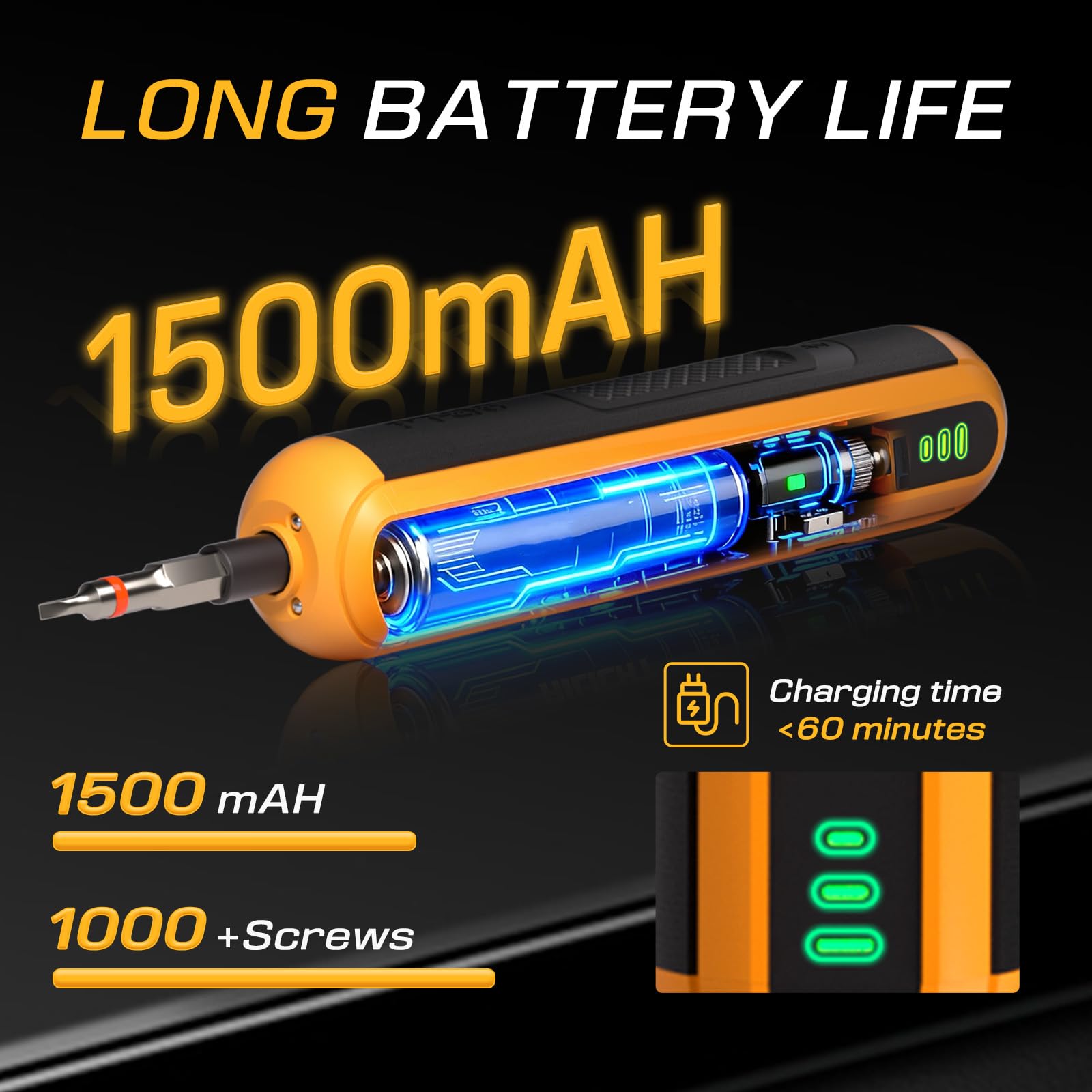 HILICHT 4V screwdriver handy for furniture assembly and small repairs.