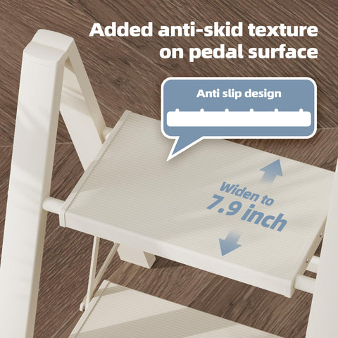 HillhutApex 2 Step Ladder anti-slip feet on various floors