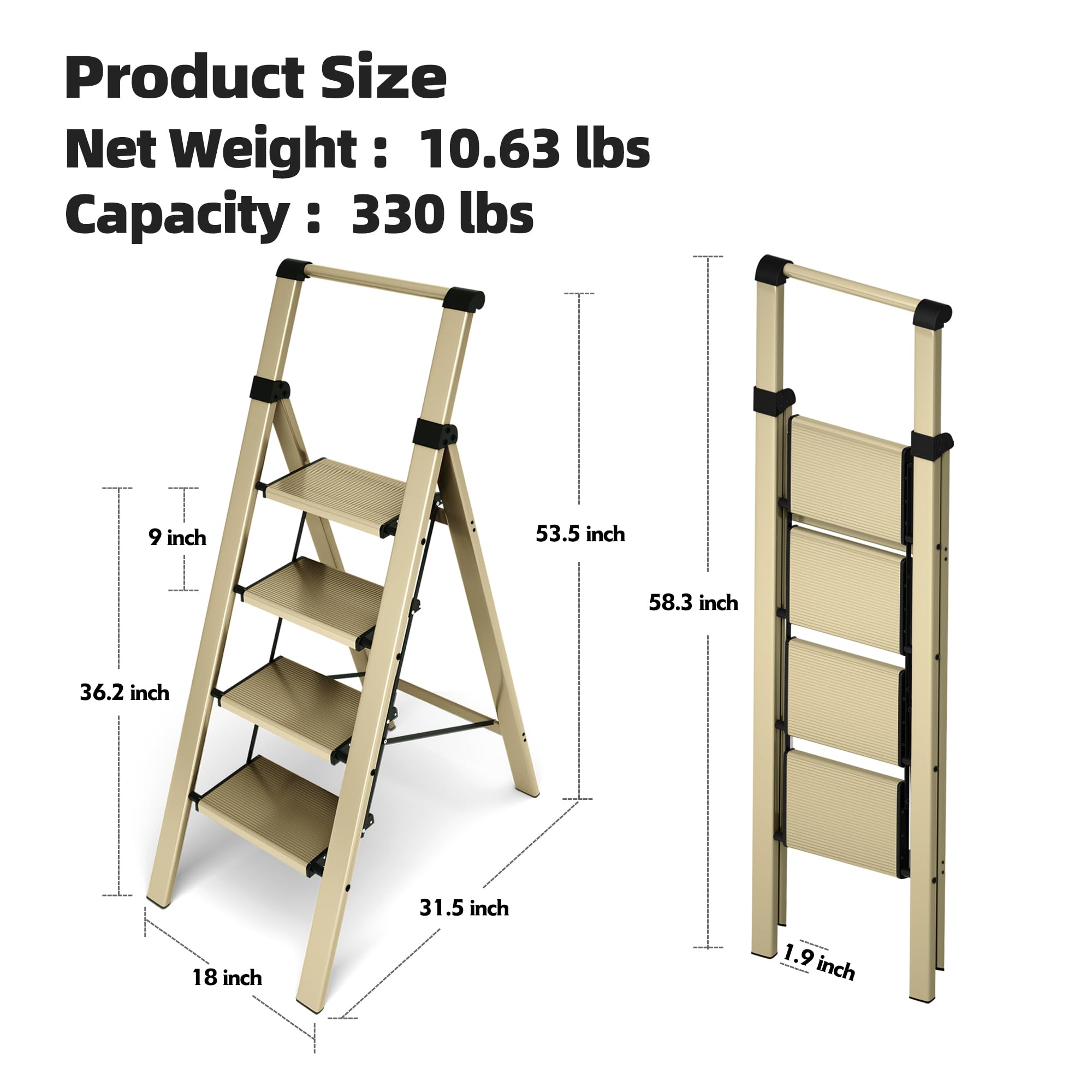 HillhutApex 330 lb capacity suits many home tasks.