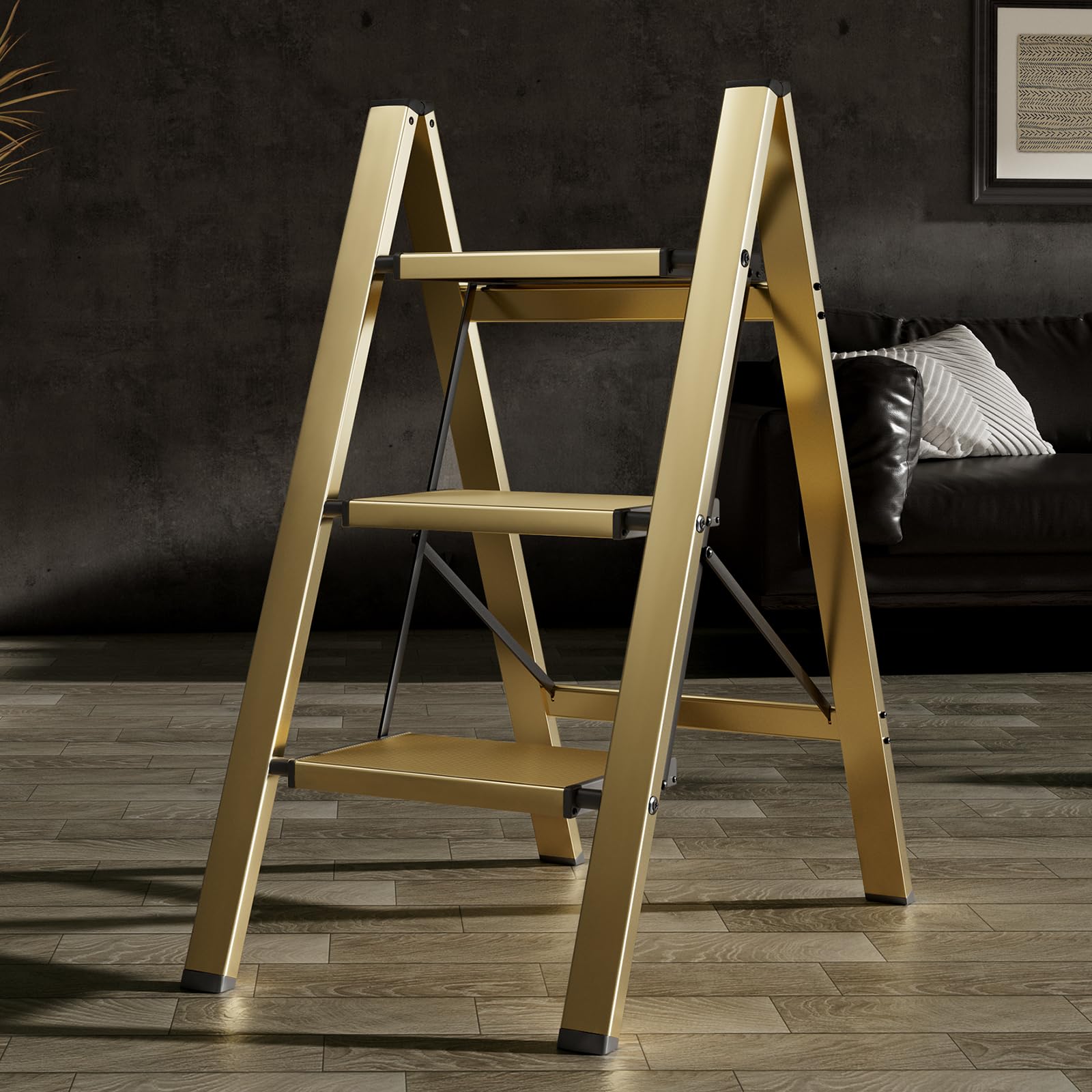HillhutApex gold-finish adds a stylish touch to any room.