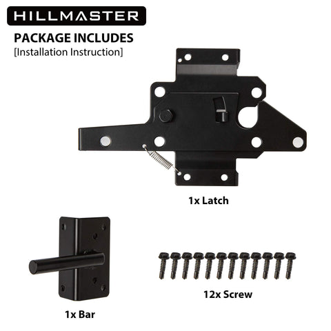 HILLMASTER included screws and instructions simplify installation.