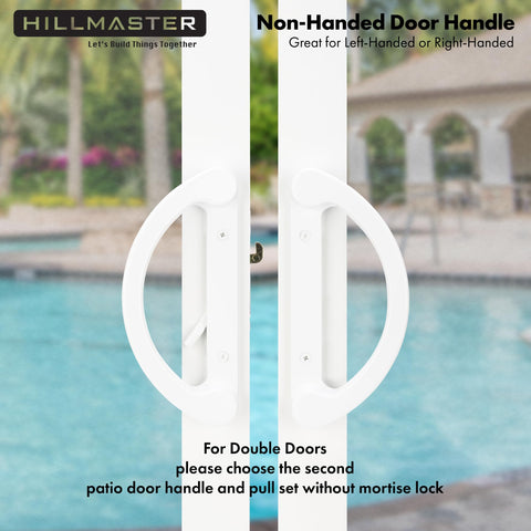 Hillmaster wide application fits sliding, balcony, terrace, and partition doors.