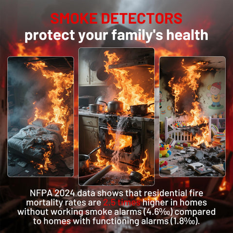 Hilmon smoke alarm UL-tested for reliable home protection.