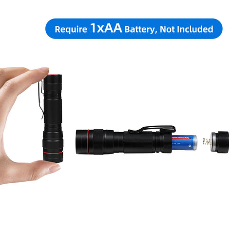Hilngav zoomable beam focus demonstrates adjustable distance control.