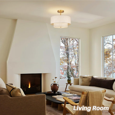 Hiluxia 18in dimmable-compatible design allows mood-adjusting brightness.