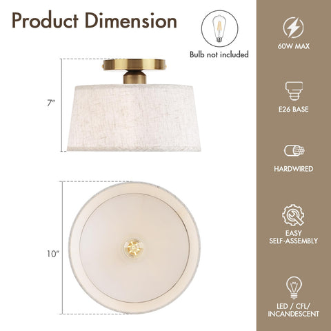 HILUXIA brushed gold finish complements modern and farmhouse interiors.