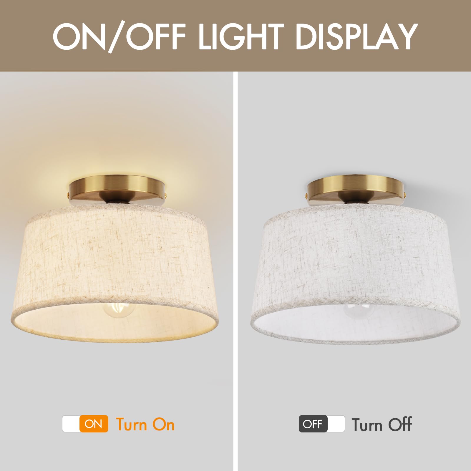 HILUXIA linen shade texture adds subtle warmth to any space.