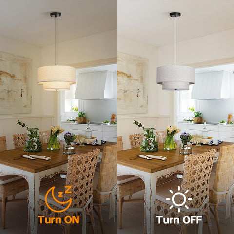 Hiluxia adjustable hanging pendant offers versatile mounting for various spaces.