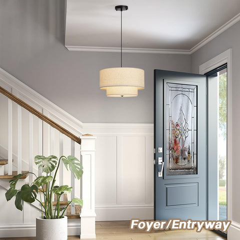 Hiluxia durable 18-inch fixture offers long-lasting home lighting.