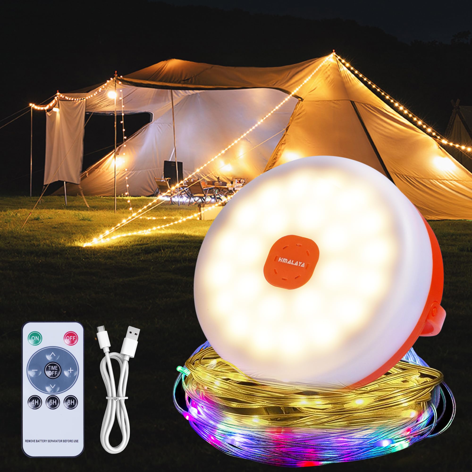 Himalaya camping string light 32.8ft for outdoor decor and versatile ambiance