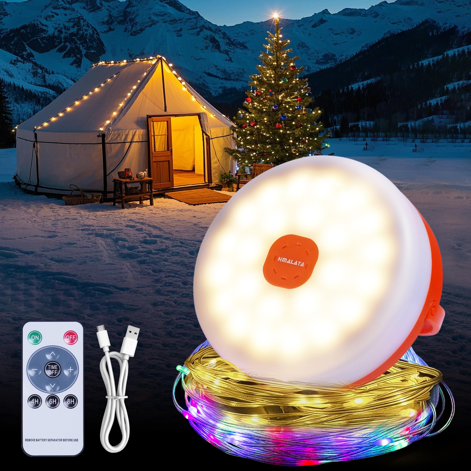 Himalaya decor light suitable for tent, yard, RV, or porch